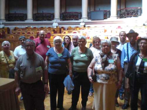 Idosos visitam Assembleia da República