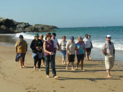 Idosos vão a banhos