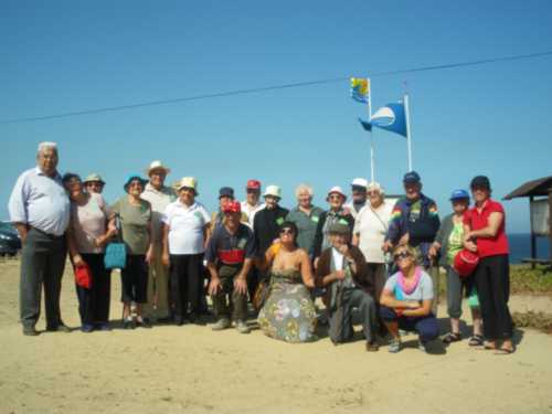 Idosos vão a banhos